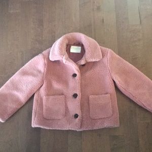 Zara Woman Teddy Coat